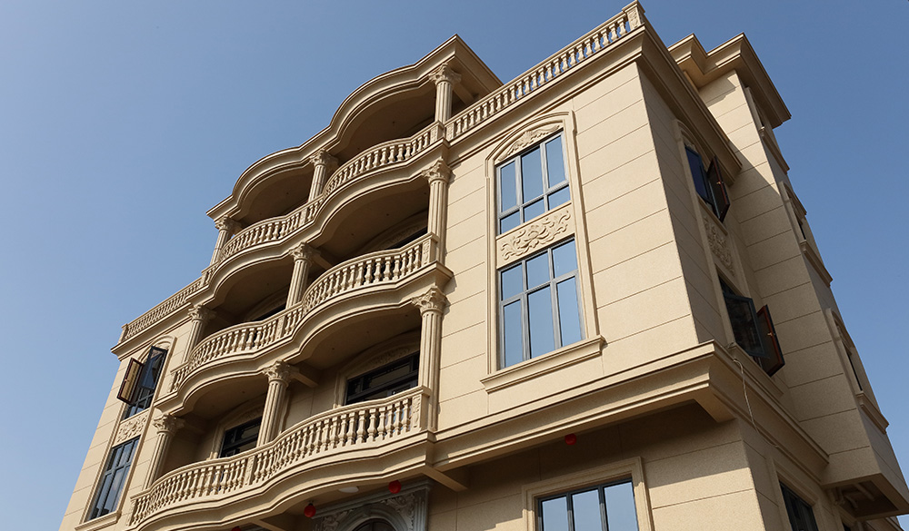 外墙仿石漆墙面老旧应如何修复？